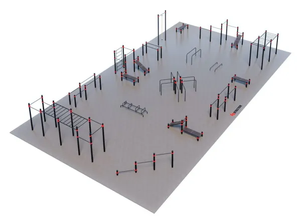 Проект "Парковая площадка для Воркаут 4-3"