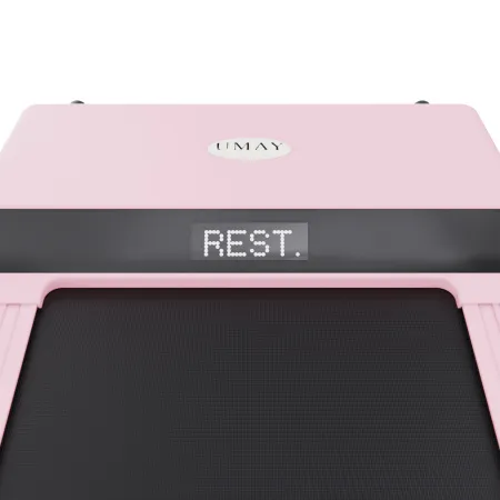 Компактная беговая дорожка DFC UMAY, розовая