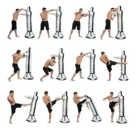 Спарринг-партнер FILIPPOV из натуральной кожи (Коричневый) - 163см/85кг