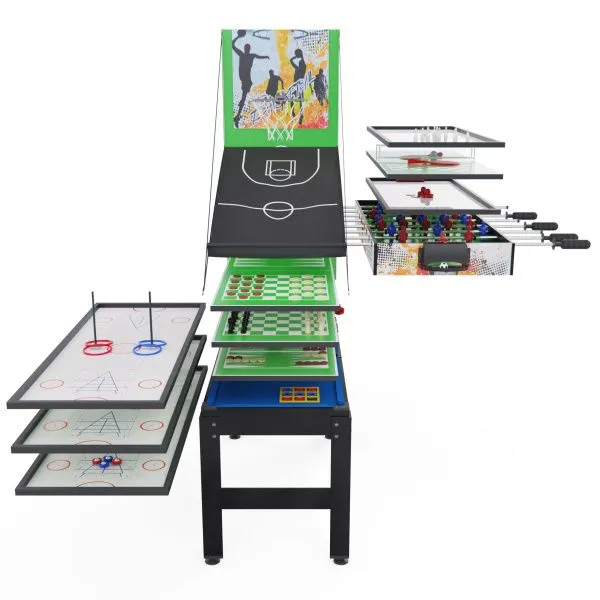 Игровой стол - трансформер 15 в 1 DFC 48" 122 x 61 см