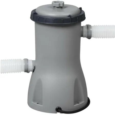 Каркасный бассейн Bestway Power Steel 56670 (488x244x122см, с фильтр-насосом, лестницей и тентом)