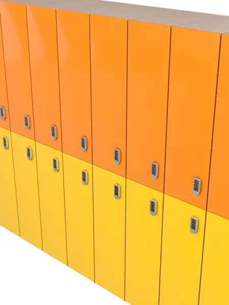 Шкаф двухсекционный ЛДСП 2000х500х300 мм