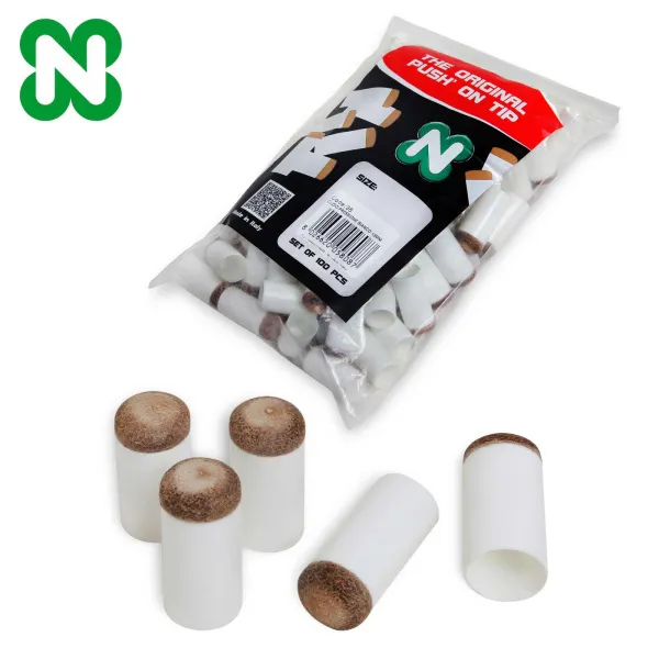 Колпачок для кия Norditalia Push-On-Tips ø13мм белый 100шт. фото Колпачок для кия Norditalia Push-On-Tips ø13мм белый 100шт.