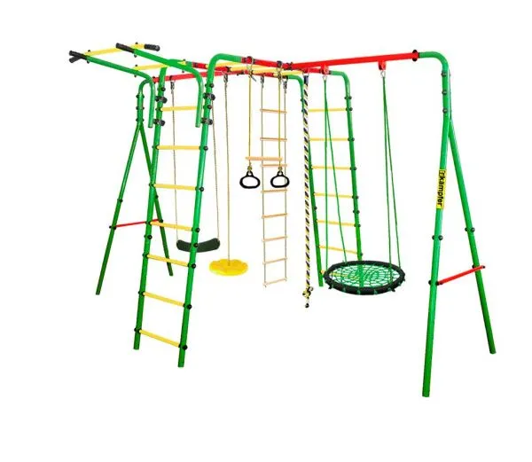 Спортивно-игровой комплекс Kampfer Wunder (Гнездо малое зеленое (желтая лиана))