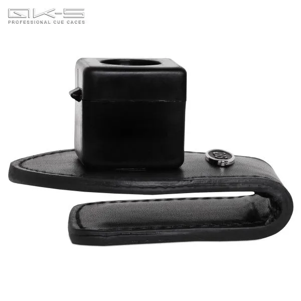 Держатель для мела QK-S X3 магнитный кожаный черный
