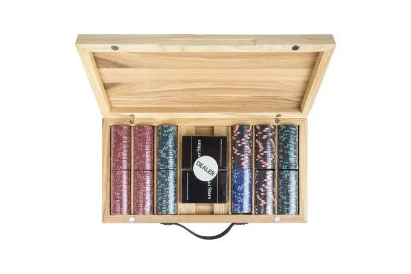 Набор для покера Casino Royale на 300 фишек в кейсе из ясеня v2, Partida