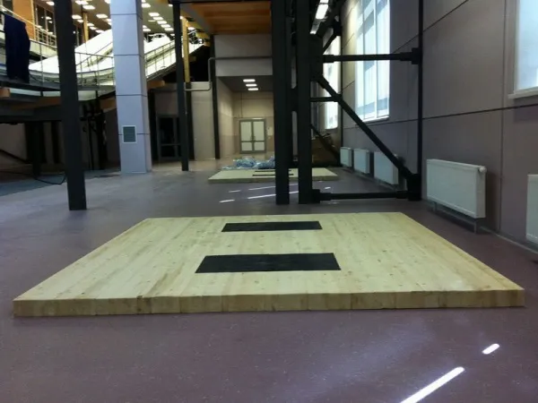 Помост тяжелоатлетический 3х3х0,10м тренировочный