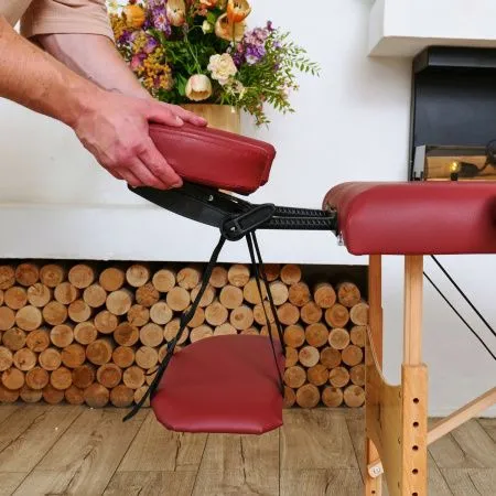 Массажный стол DFC NIRVANA Optima, цвет винный