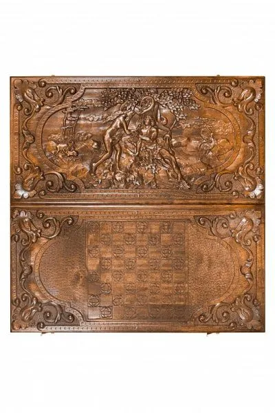 Нарды резные "Адам и Ева",50 Ustyan