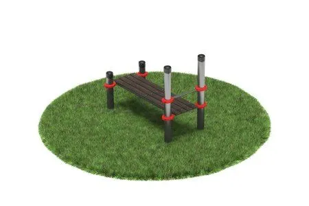 Нержавеющая воркаут лавочка для пресса