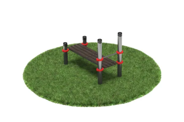 Нержавеющая воркаут лавочка для пресса