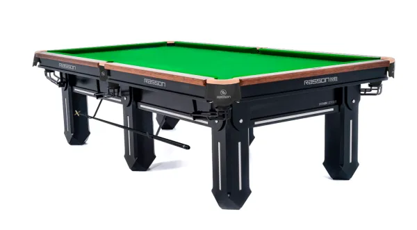 Стол / китайский пул "Rasson Sword II" 9 ф (черный, плита 45 мм в комплекте c аксессуарами + сукно)
