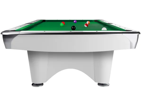Бильярдный стол для пула "Dynamic III" 8 ф (белый)