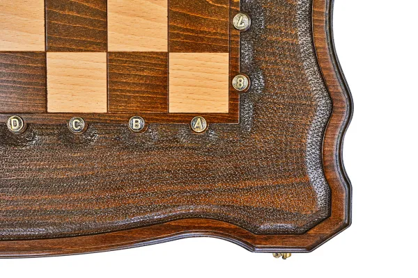 Шахматы + нарды резные "Гамбит 2" 60, Simonyan