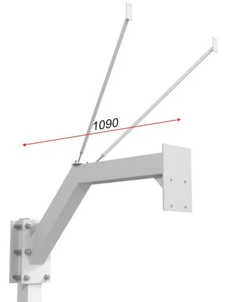 Баскетбольная стойка регулируемая, для открытых площадок
