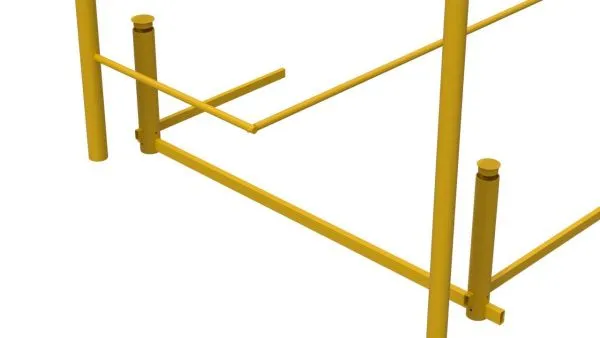 Ворота для пляжного футбола со стойками натяжения 5,5х2,2 м