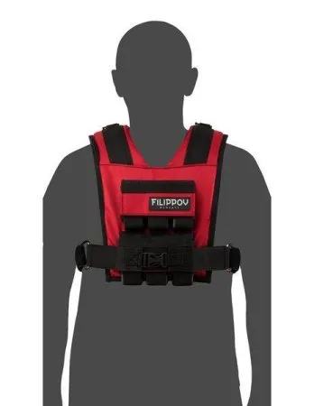 Жилет-утяжелитель «Hard Training FILIPPOV» Красный 9