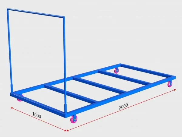 Тележка для перевозки матов