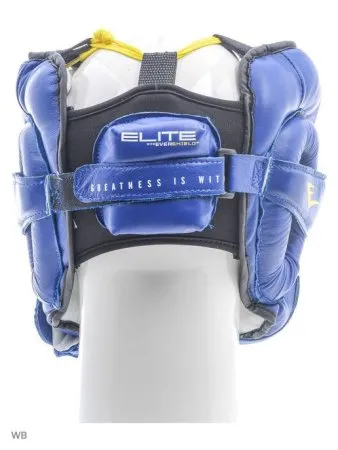 Шлем Everlast Elite Leather Синий M/L