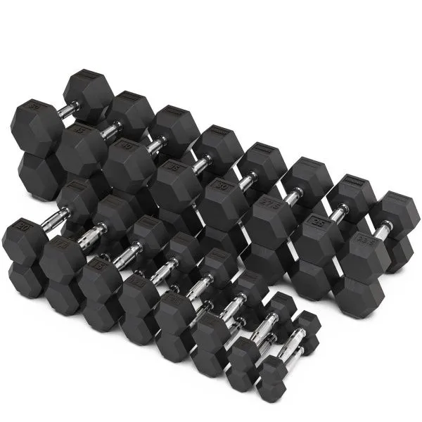 Набор гантелей гексагональных (пары) от 1-50 кг VF-SET1110