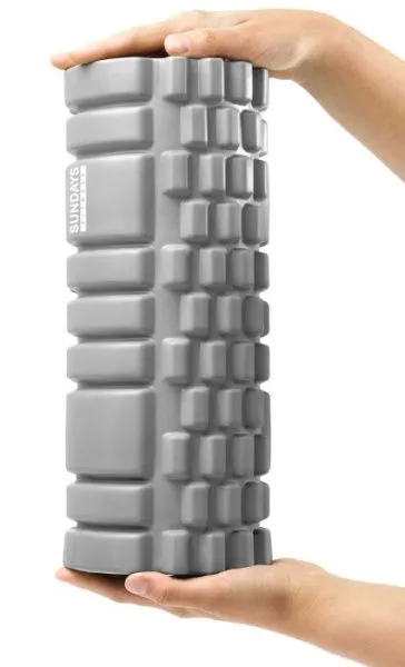 Валик для фитнеса массажный Sundays Fitness IR97435B (серый)