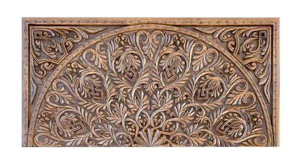 Нарды резные "Орнамент 2" с цельным рисунком, Mkhitaryan