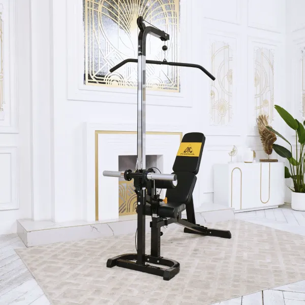 Скамья с вертикальной и горизонтальной тягой Powertec