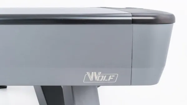 Стол / пул "Rasson Wolf" 9 ф (серый, сланец 25 мм) в комплекте с плитой, аксессуары + сукно