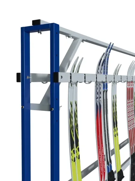 Стойка для беговых лыж двухсторонняя на 30 пар