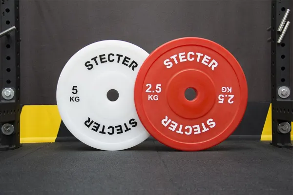 Технический диск для штанги 5 кг STECTER (D=450 мм, пластик)