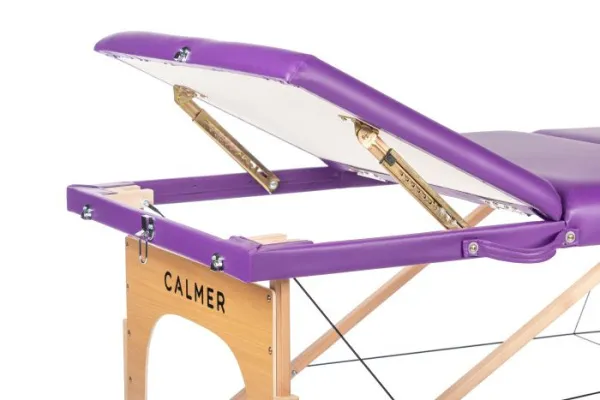Массажный стол Calmer Bamboo Three 70 (фиолетовый)