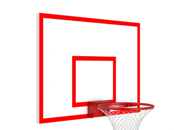 Щит баскетбольный 1200х900 мм антивандальный тренировочный из металлического листа 1,5 мм