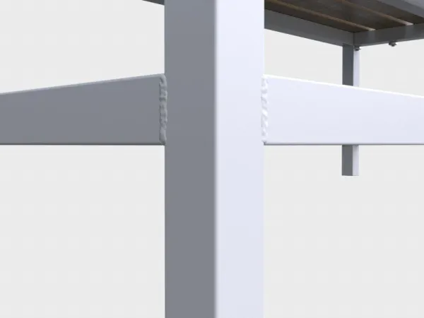 Скамейка для раздевалки со спинкой двухсторонняя