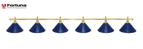 Светильник Fortuna Prestige Golden Blue 6 плафонов