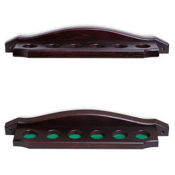 Киевница настенная Венеция-6 для 6 киев дуб темно-коричневая