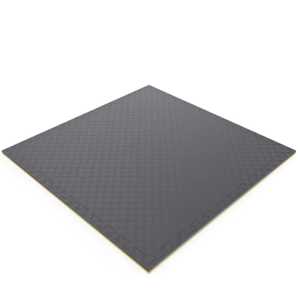 Будо-мат EVA DFC 100 x 100 см, 20 мм, цвет желто-графитовый