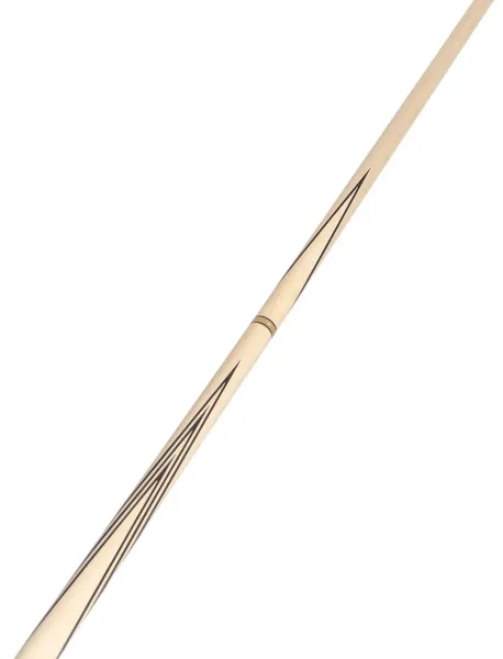 Кий для русского бильярда 2-pc наборный (граб, черный граб)