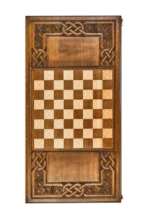 Нарды резные "Армянский узор 7" 60, Haleyan