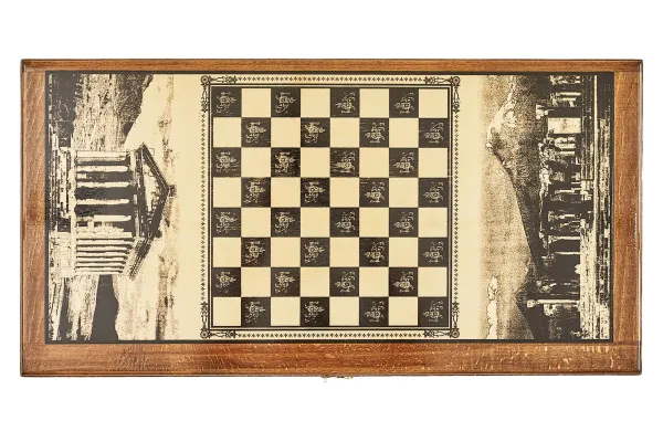 Нарды "Всадник" инкрустация 60, Haleyan