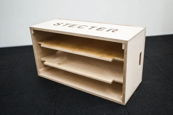 Комплект тяжелоатлетических плинтов  (Н=83 см, материал-фанера)