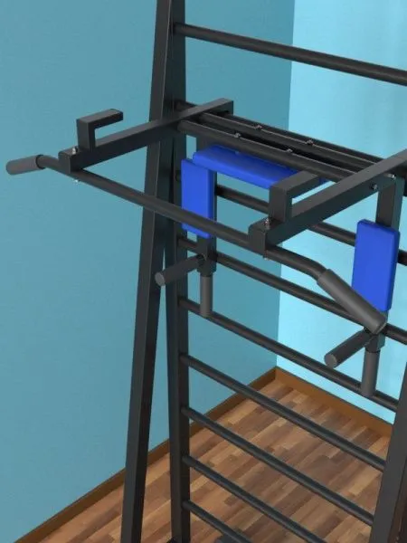 Шведская стенка разборная напольная с брусьями 3 в 1 (тип 3)