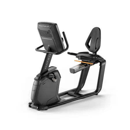 Горизонтальный велоэргометр MATRIX LIFESTYLE Серебристый с консолью GT LED