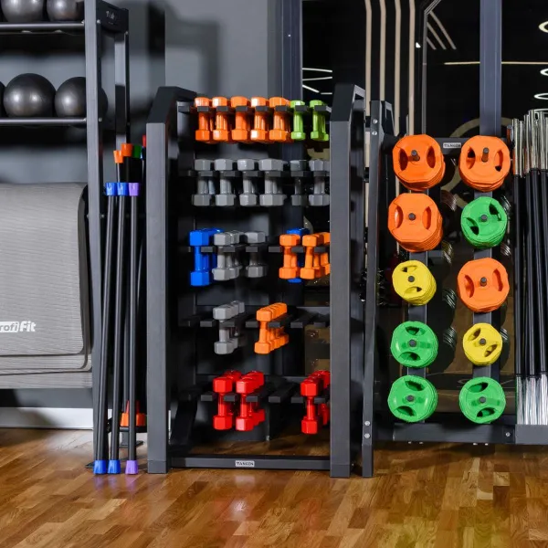 A2510 Стойка для гантелей (на 60 пар, вертикальная) TANGEN