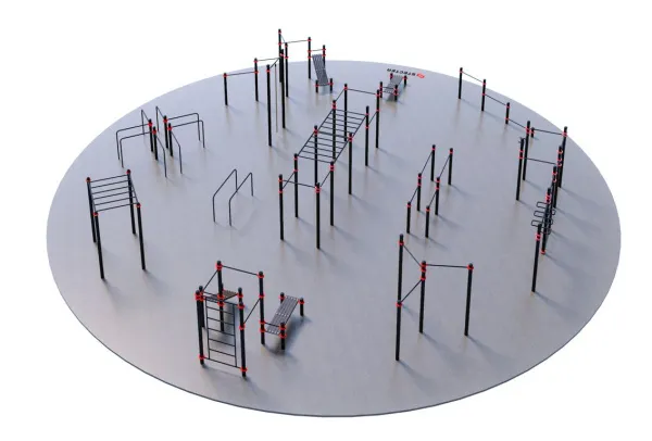 Проект "Парковая площадка для Воркаут 4-1"