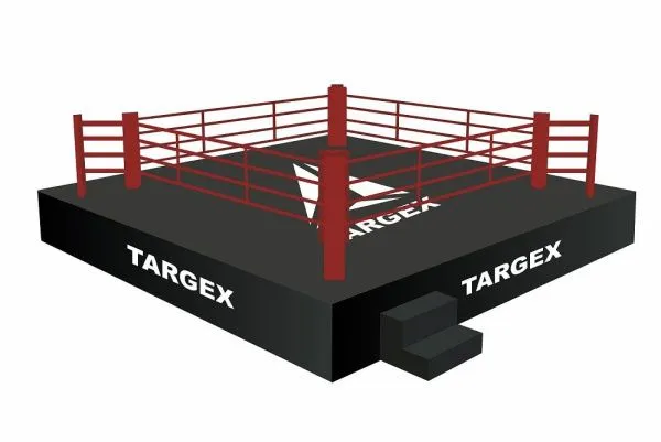 Ринг боксерский TARGEX СОРЕВНОВАТЕЛЬНЫЙ на помосте высотой 1 м