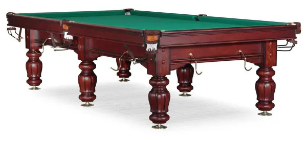 Бильярдный стол для русской пирамиды Weekend "Classic 2" 10 футов массив ольхи, борта ясень (махагон)