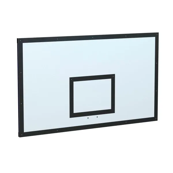 Щит баскетбольный игровой (стеклопластик 8 мм, металлокаркас) 1050х1800 мм ZAVODSPORTA РАСПРОДАЖА