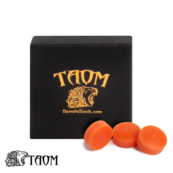 Наклейка для кия Taom 2.0 Break&Jump Orange ø14мм 1шт. фото Наклейка для кия Taom 2.0 Break&Jump Orange ø14мм 1шт.