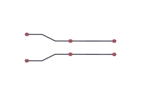 Брусья разноуровневые для лиц с ограниченными возможностями 108х3,5 мм