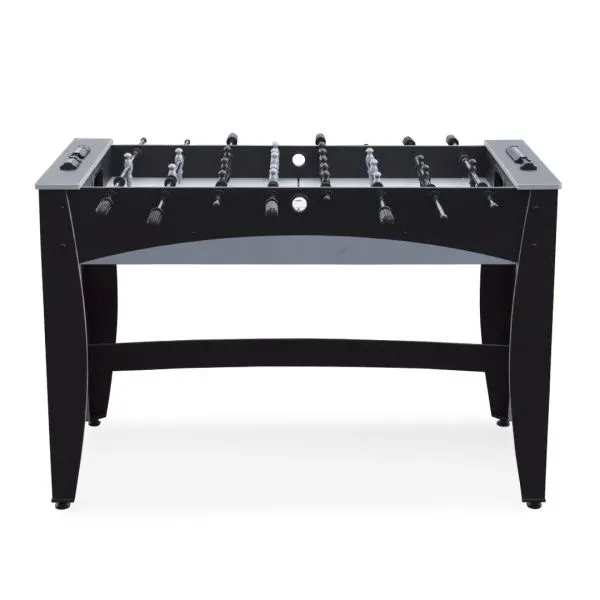 Игровой стол футбол Hit черно-серебристый
